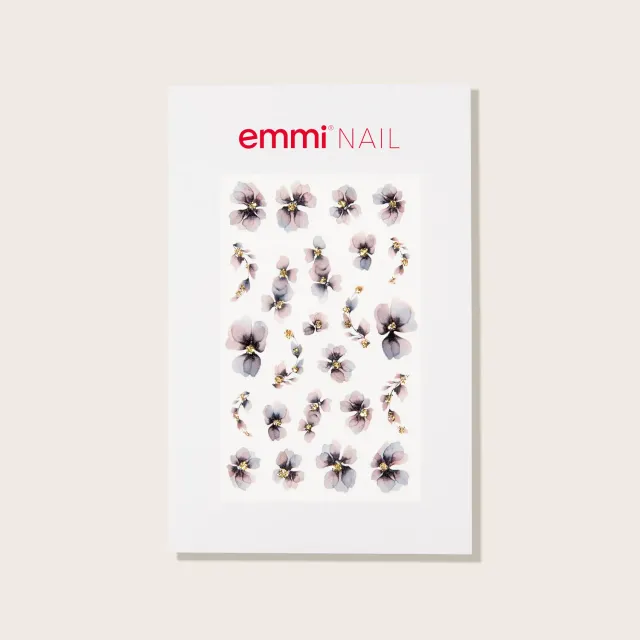 Emmi-Nail watertattoo med blomstermotiv