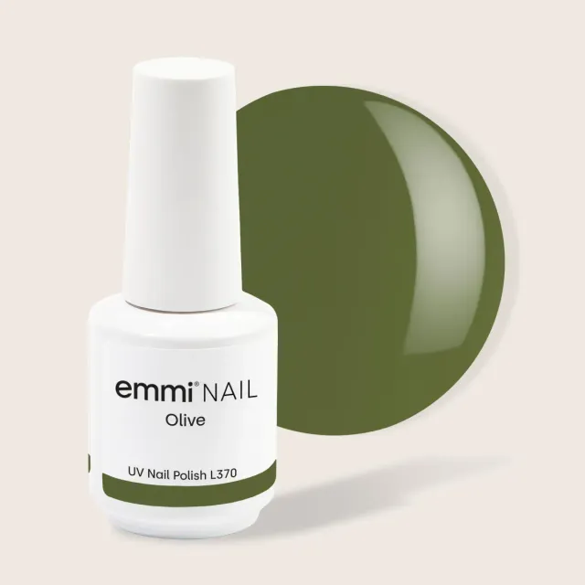 Emmi Shellac Olive L370 UV-lak 15 ml høj dækkeevne