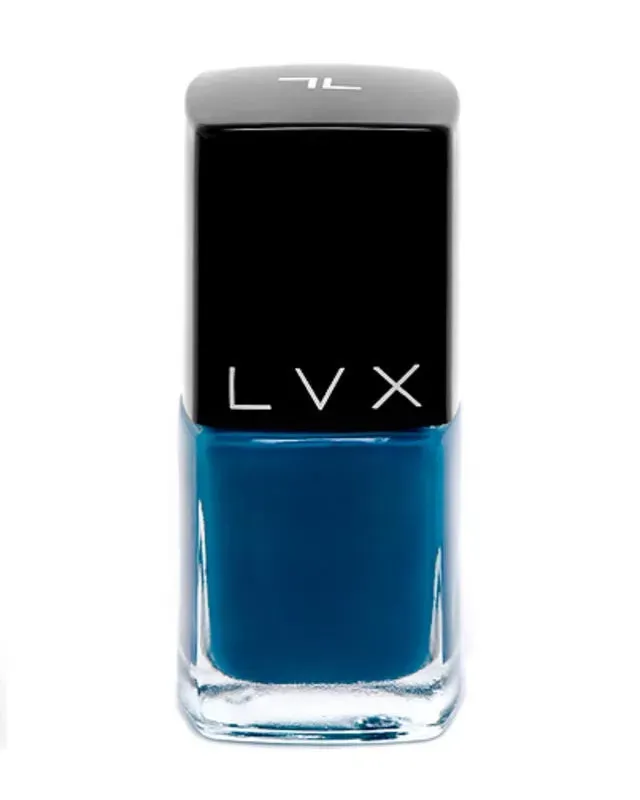 LVX Prussian neglelak intens petrolblå