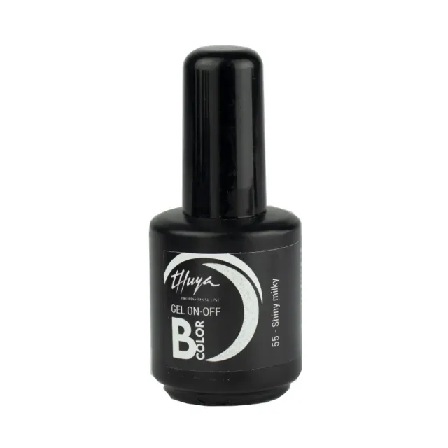 Evolution Gel Gel On-Off B-COLOR GEL ON-OFF GEL POLISH SHINY MILKY nº55 gelpolish
