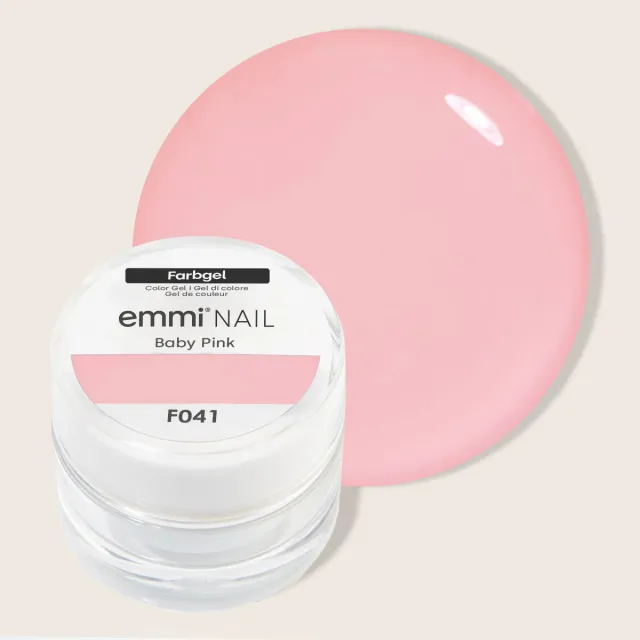 Emmi-Nail Baby Pink F041 farvegel 5ml lyserød