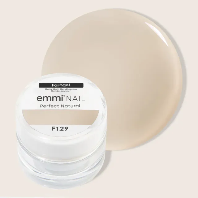 Emmi-Nail Perfect Natural F129 farvegel 5 ml nude beige