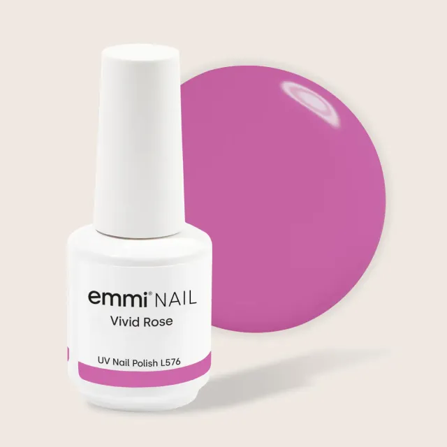 Emmi-Nail Shellac Vivid Rose L576 uv-lak 15ml pink