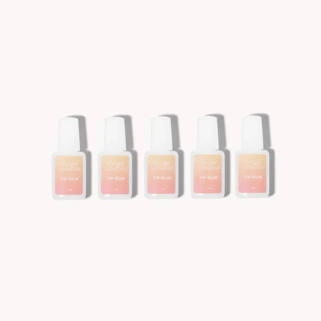 The Gel Collection Tip Glue neglelim transparent 5-pak