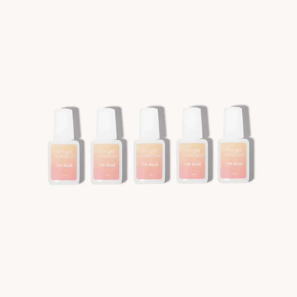 The Gel Collection Tip Glue neglelim transparent 5-pak