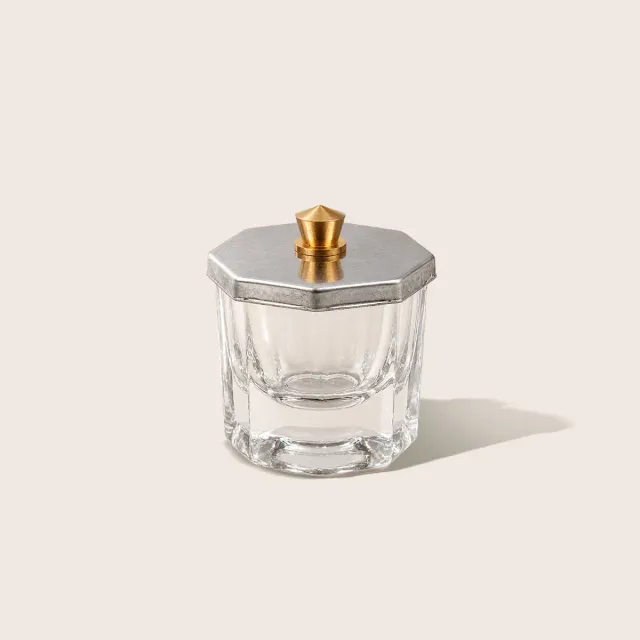 Emmi-Nail Dappen Dish glas med låg 7,5 ml til akryl