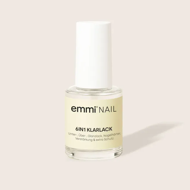 Emmi-Nail 6 i 1 Klarlak neglelak 12ml glans