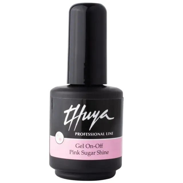 Evolution Gel Gel On-Off Pink Sugar Shine gel polish pink glitter
