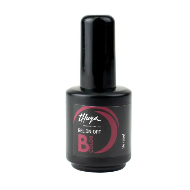 Evolution Gel On-Off B-Color Be Rebel gellak mørkerød