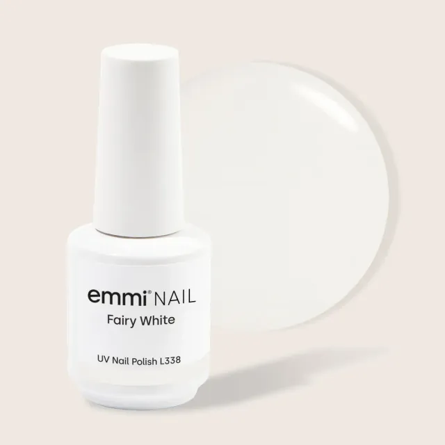 Emmi-Nail Shellac Fairy White L338 UV-lak 15ml mælkehvid