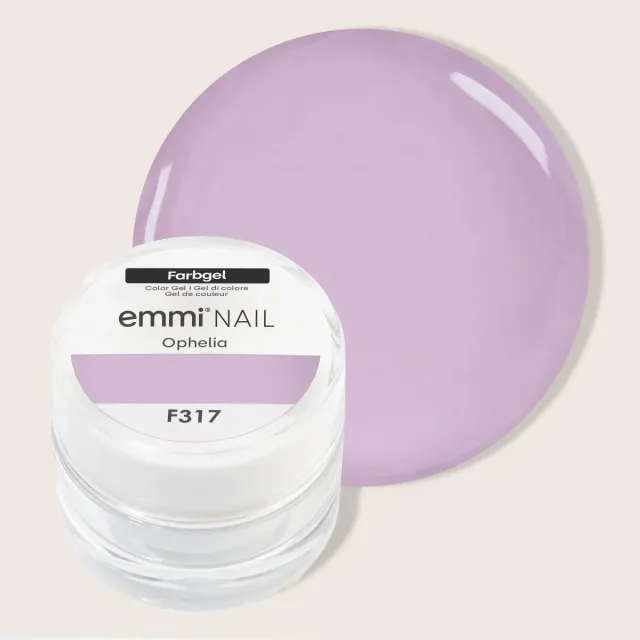 Emmi-Nail Farbgel Ophelia F317 farvegel 5ml lilla