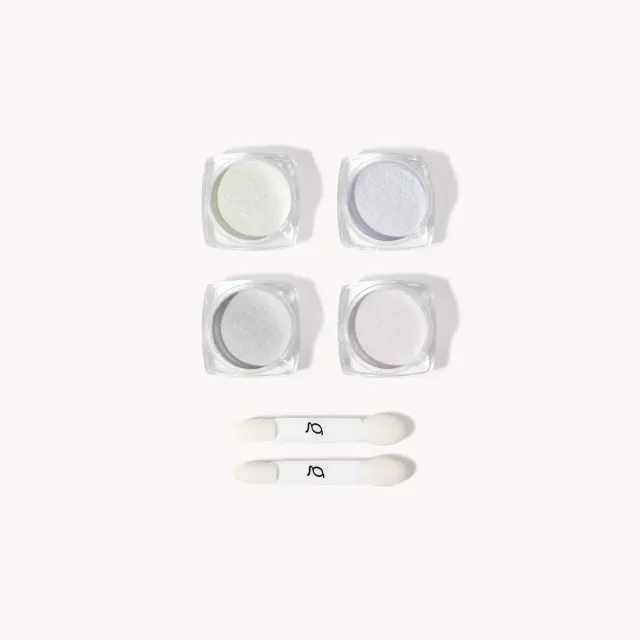 The Gel Collection Pearl Powder perlepudder 4 stk glazed effekt