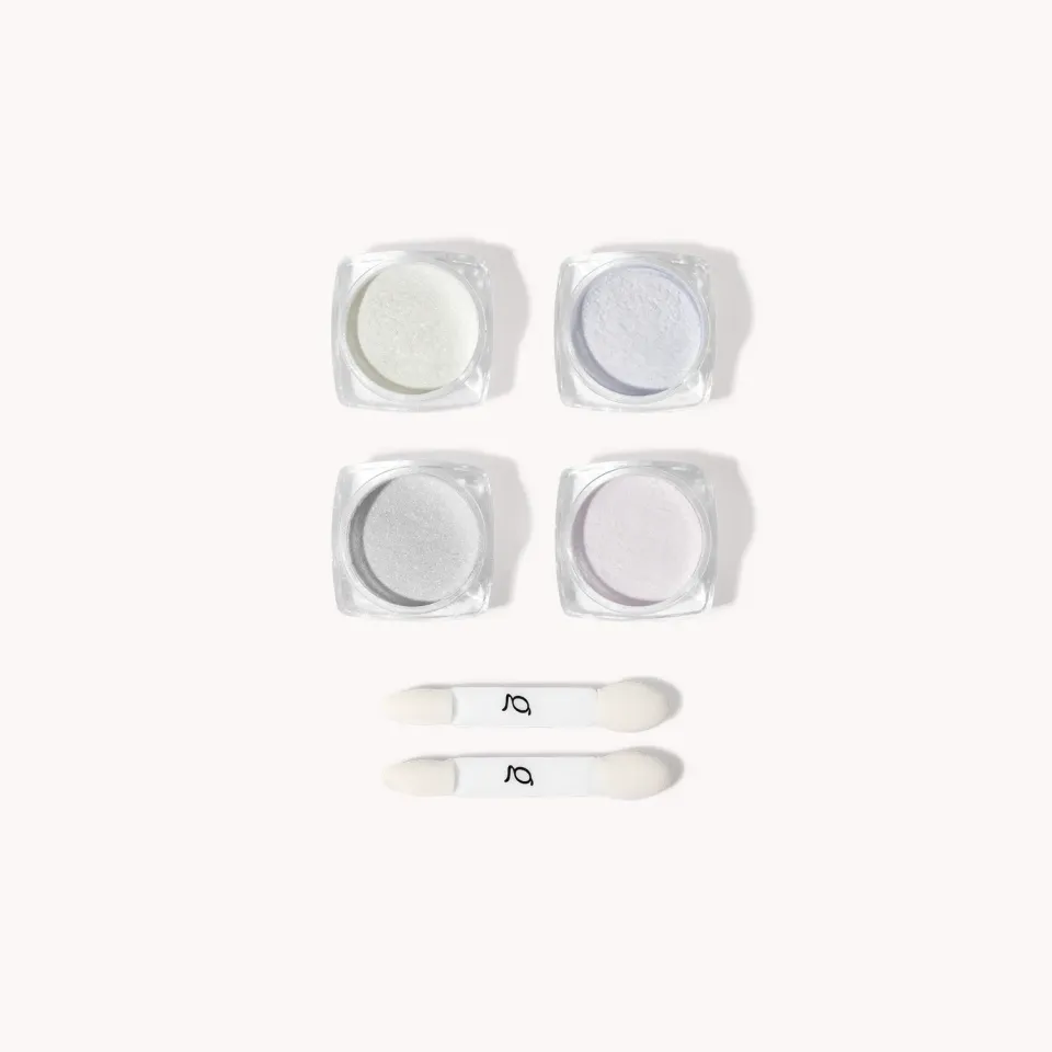 The Gel Collection Pearl Powder perlepudder 4 stk glazed effekt