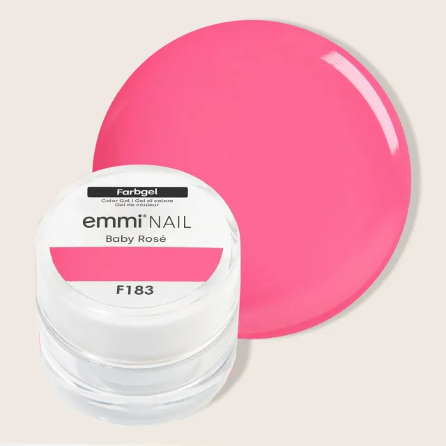 Emmi-Nail Barby Rosé F183 farvegel 5ml koralrosa