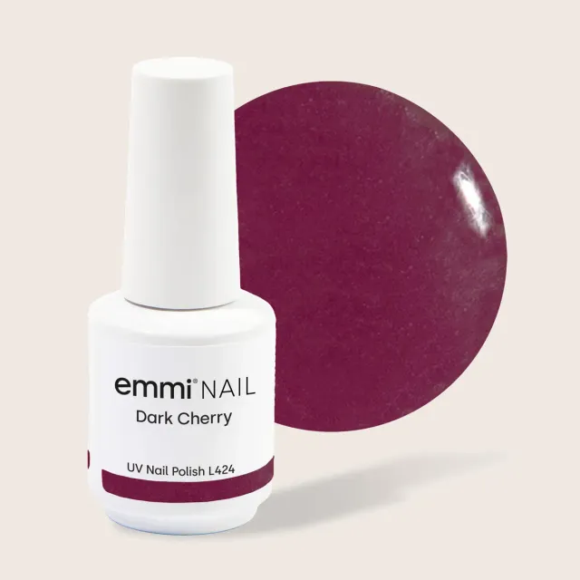 Emmi-Nail Shellac Dark Cherry L424 UV-lak 15ml mørkerød
