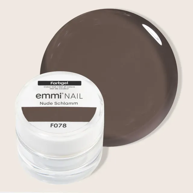 Emmi-Nail Farbgel Nude Schlamm F078 farvegel 5ml