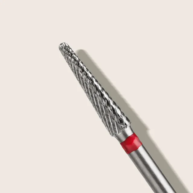 Emmi-Nail hårdmetalbit kegleform ekstra fin neglefræserbit