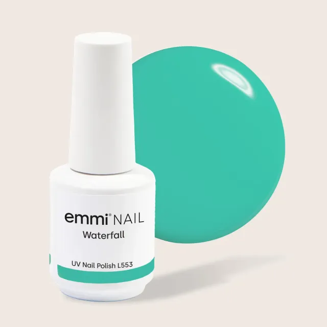 Emmi-Nail Shellac Waterfall L553 UV-lak 15 ml mintgrøn