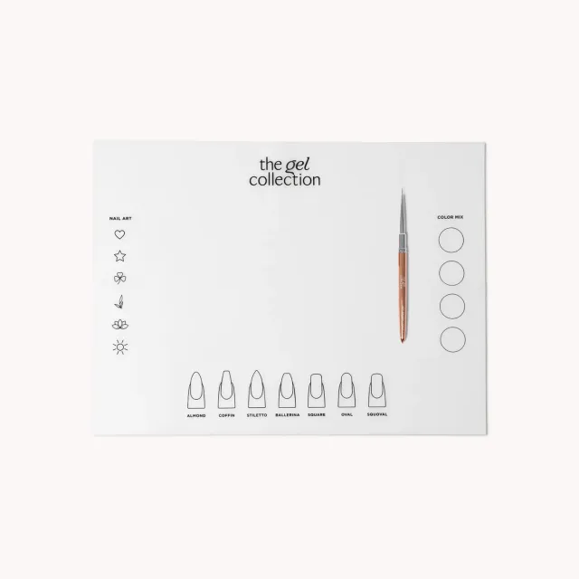 The Gel Collection Silicone Nail Mat neglemåtte 30 x 40 cm