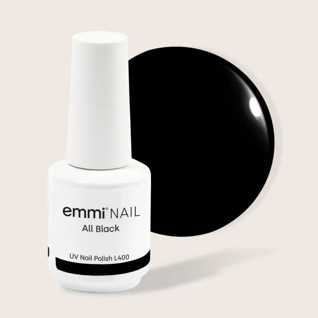Emmi-Nail Shellac All Black L400 UV-lak 15ml sort
