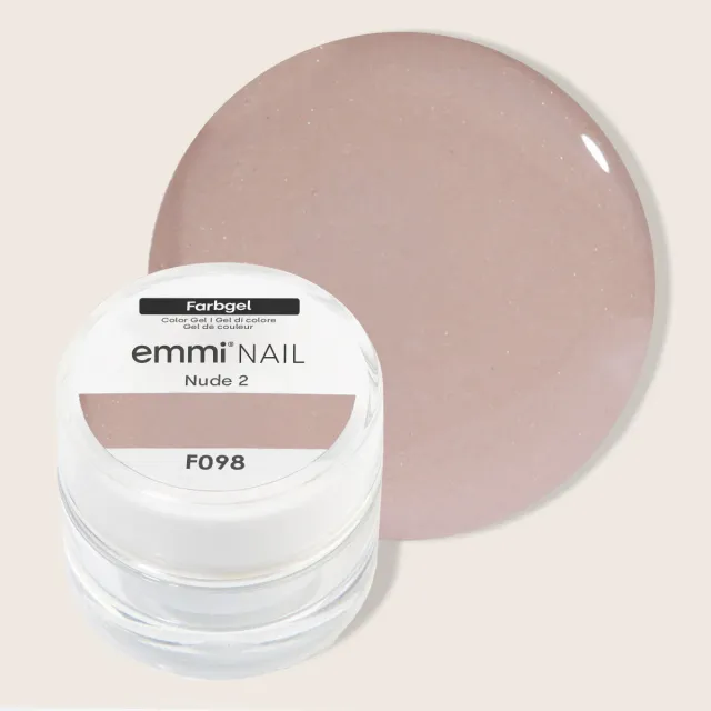 Emmi-Nail Farbgel Nude 2 F098 farvegel 5ml gråbeige