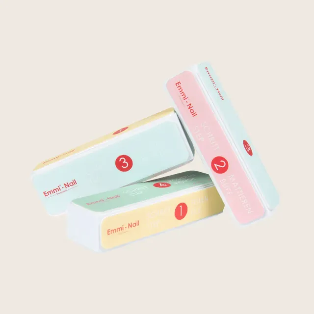 Emmi-Nail 4-sidet Nagelpolierblock polerblok naturlig glans