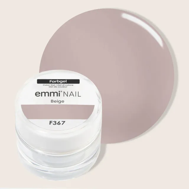 Emmi-Nail Farbgel Beige F367 farvegel 5 ml høj dækning