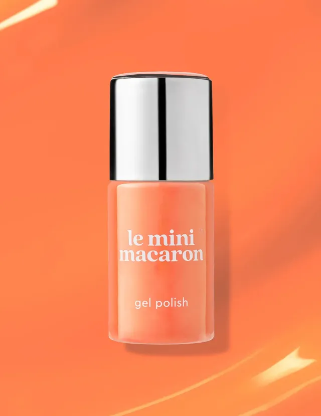 Le Mini Macaron Papaya Sorbet gellak 8,5 ml lys orange