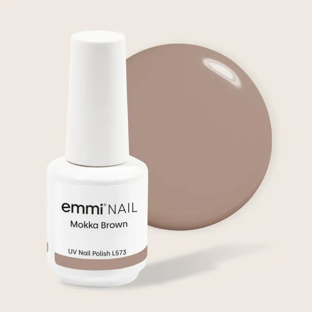 Emmi Shellac Mokka Brown L584 UV-lak 15 ml brun