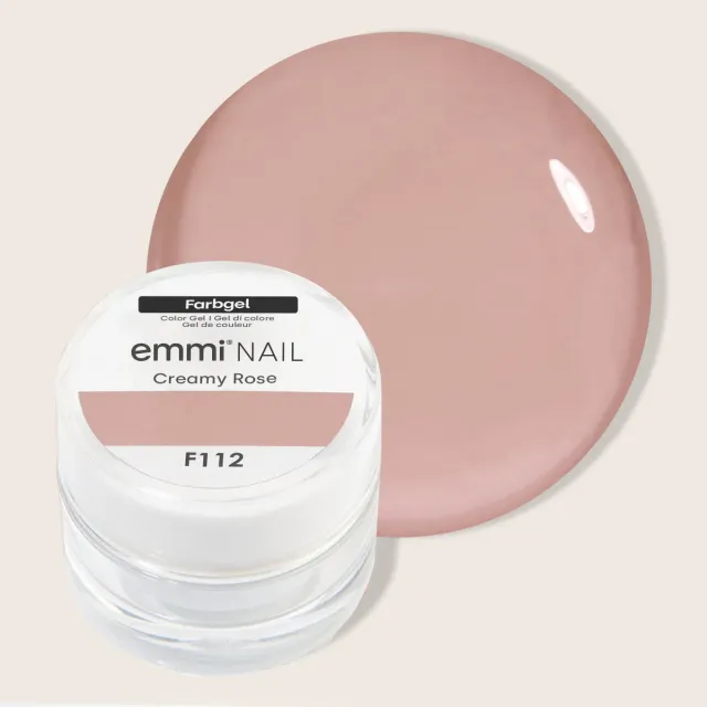Emmi-Nail Creamy Rose F112 farvegel 5 ml nude