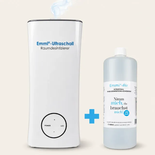 Emmi-Nail luftfugter med desinfektion 2,5 liter ultralyd