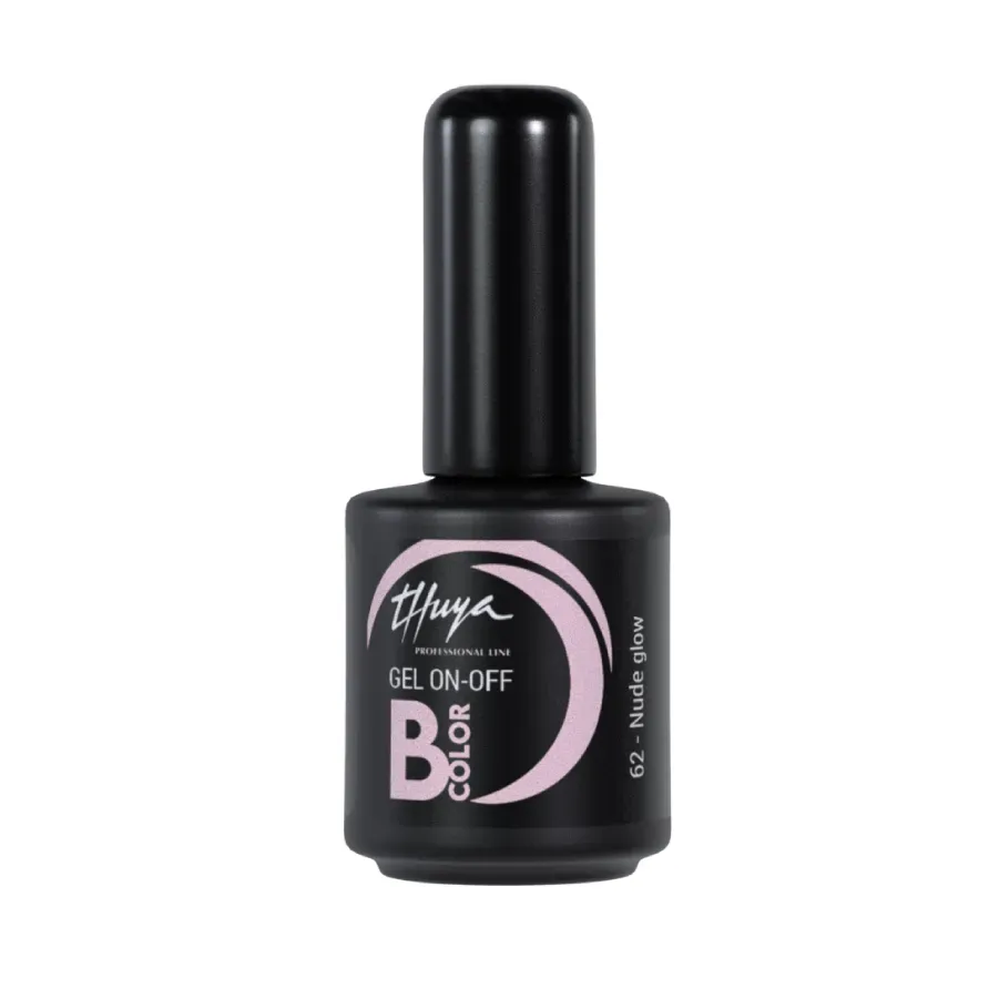 Evolution Gel B-Color Nude Glow 62 gellak nude glitter