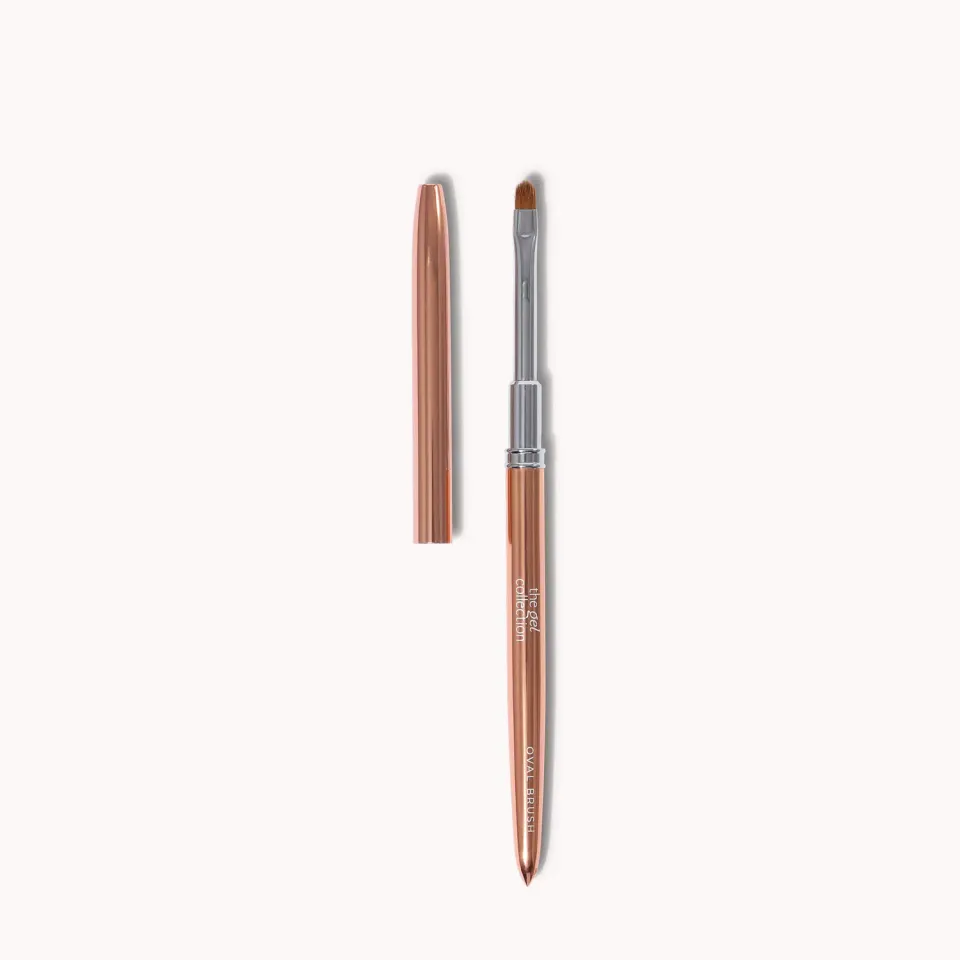 The Gel Collection Oval Brush Premium neglepensel