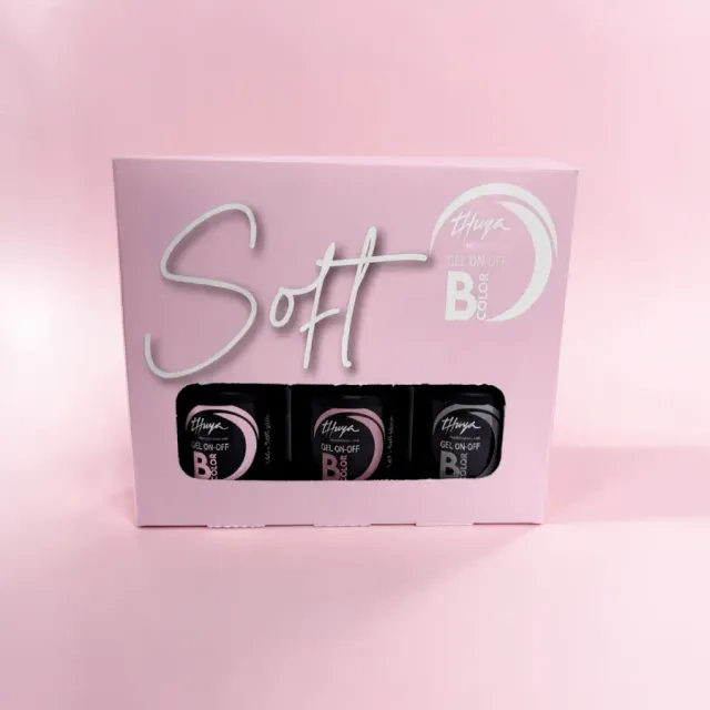 Evolution Gel B-Color Soft Kit gellaksæt 3 stk fransk