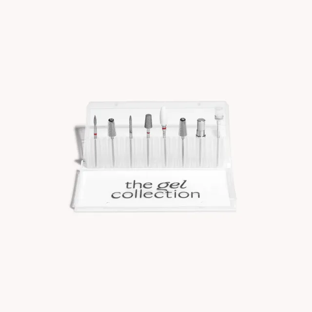 The Gel Collection Nail Drill Bit Case etui til 24 bits