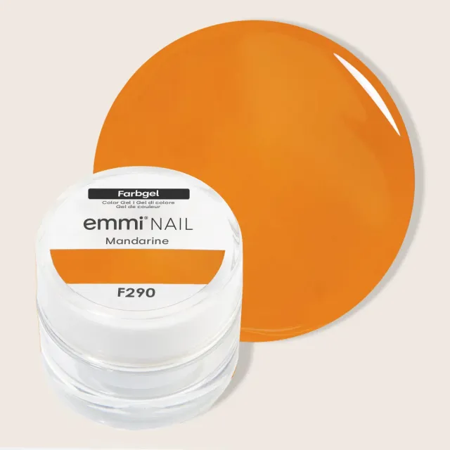 Emmi-Nail Mandarine F290 farvegel 5 ml orange