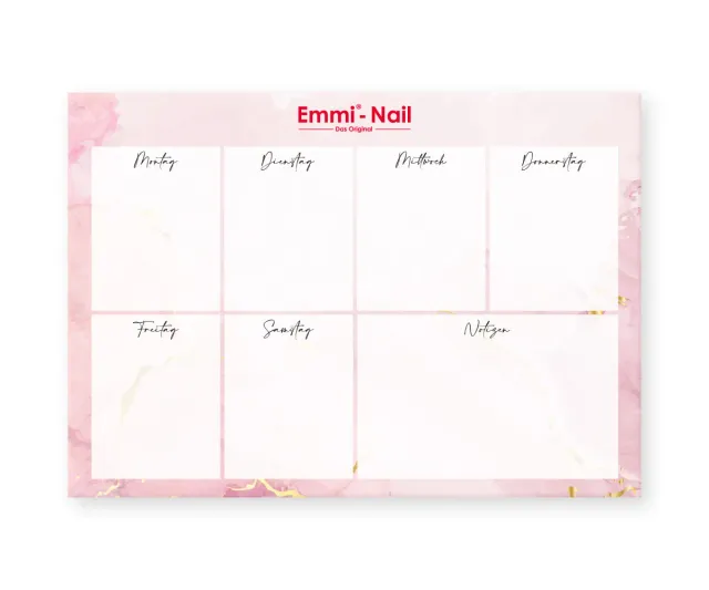 Emmi-Nail skriveunderlag 50 ark A3 ugeplan