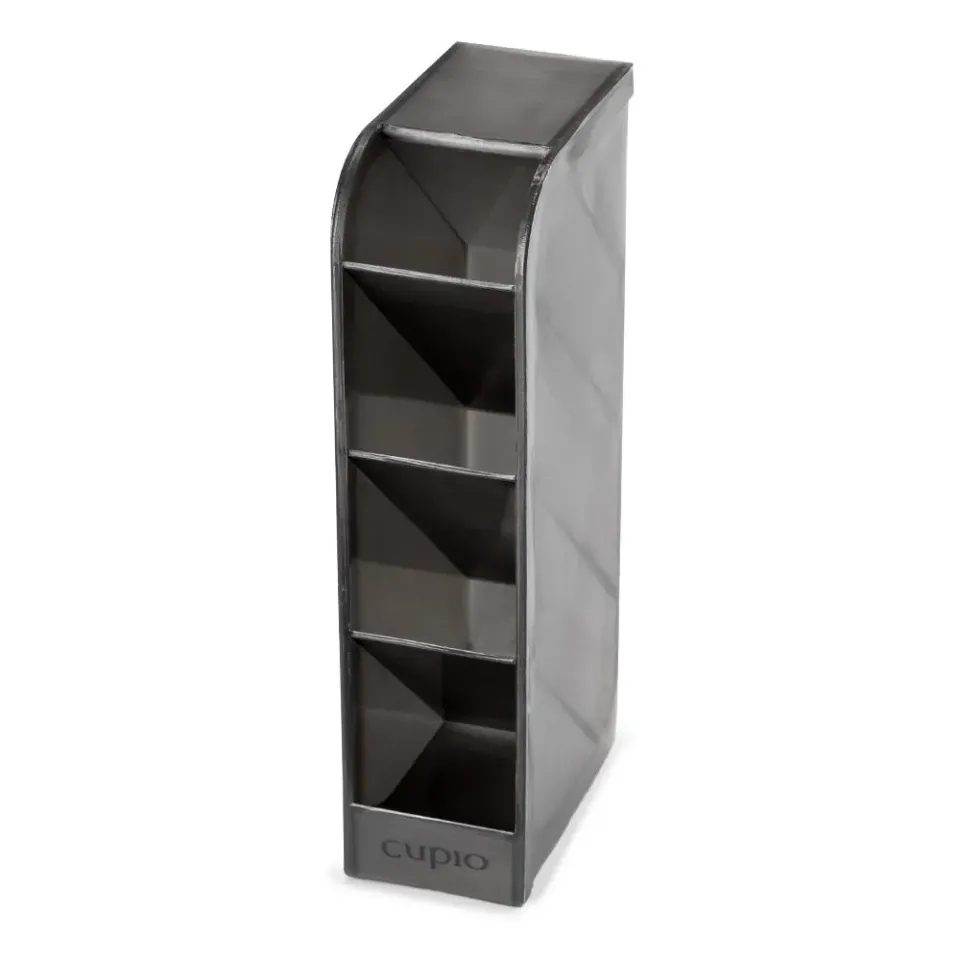 Cupio Nordic bordholder til pensler brun 4 niveauer