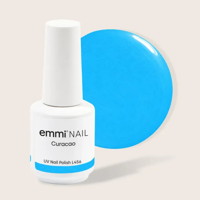 Emmi-Nail Shellac Curacao L456 UV-lak 15ml blå