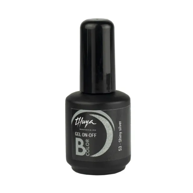 Evolution Gel B-Color On-Off gellak Shiny Silver Nº53 7ml