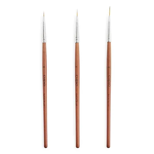 Cupio Nordic nail art penselsæt 3 stk tynd