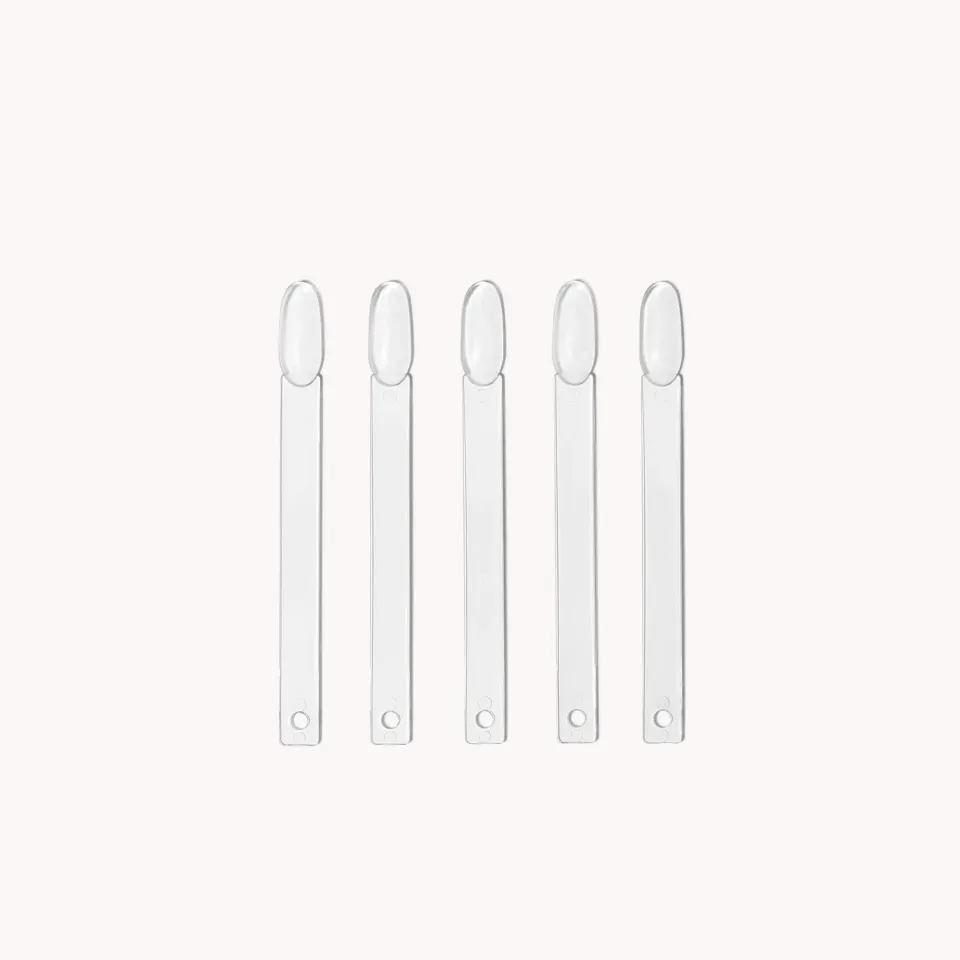 The Gel Collection Color Swatch Sticks farveprøver til negle 50 stk. klar plast