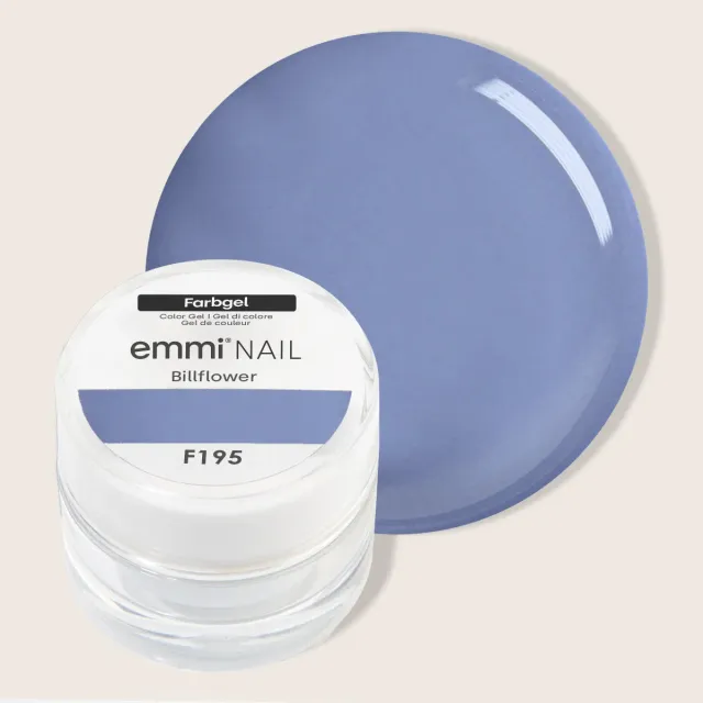 Emmi-Nail Farbgel Billflower F195 farvegel 5 ml vegan
