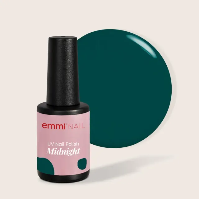 Emmi-Nail Shellac L523 UV-lak Midnight 8 ml mørkegrøn