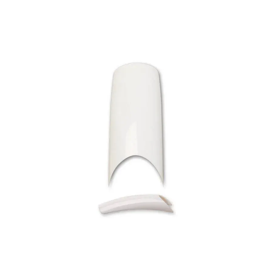 Evolution Gel Tips French manicure French manicure French manicure Tips French manicure Tips No. 1 Smile with a strong smile kunstige negletips hvid