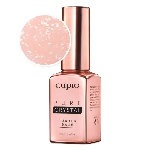 Cupio Pure Crystal Rubber Base gellak 15 ml