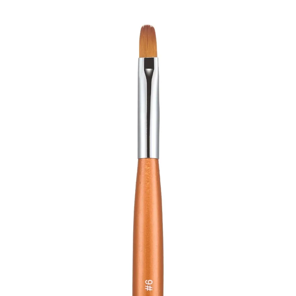 Cupio 2-i-1 gel- og nailart pensel #6