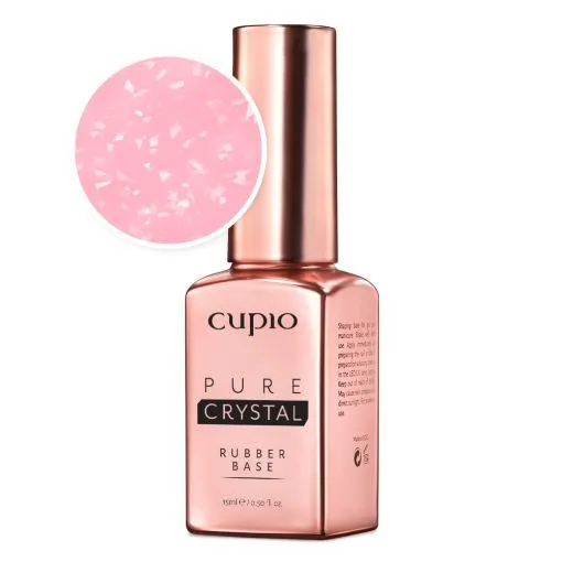 Cupio Pure Crystal Rubber Base gellak 15 ml