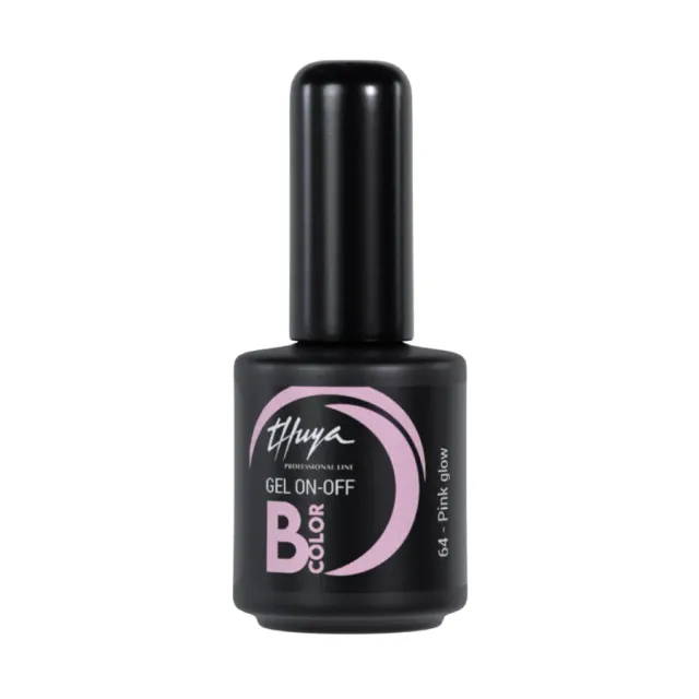 Evolution Gel B-Color On-Off Pink Glow 64 gelelak lyserød