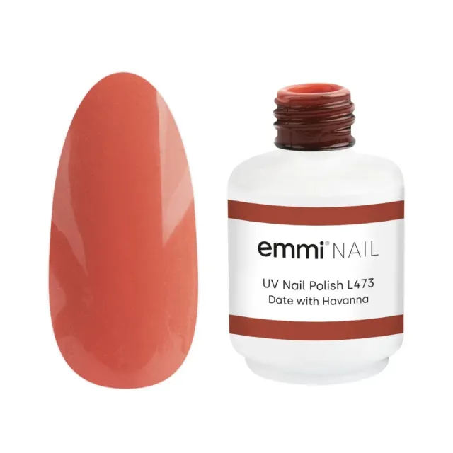 Emmi-Nail Shellac Date with Havanna L473 UV-lak 15 ml orangerød